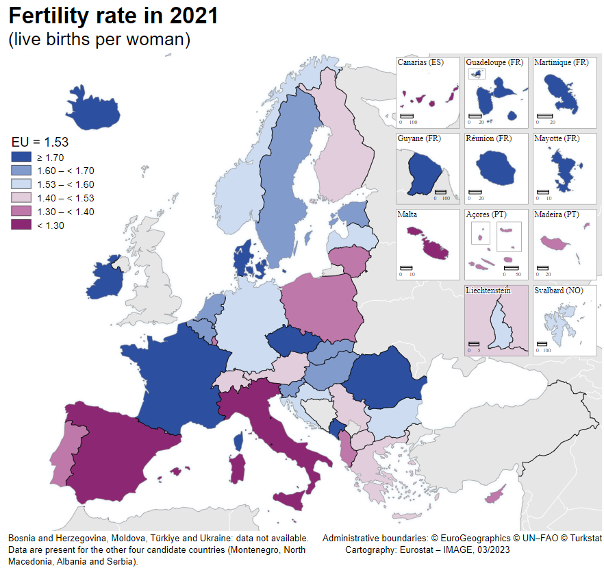 fertility rate europe