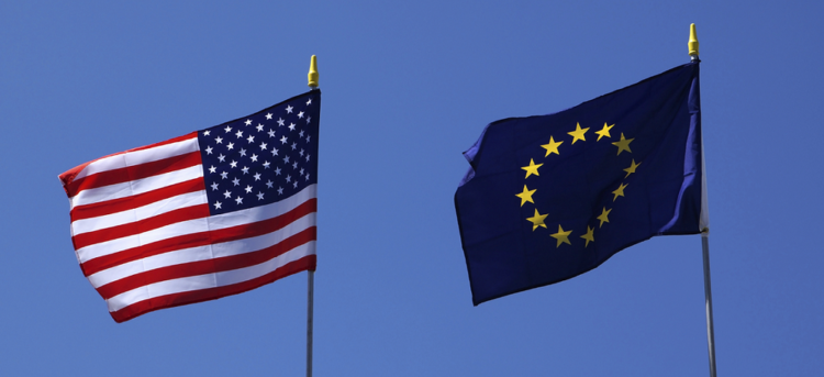 US EU Flag