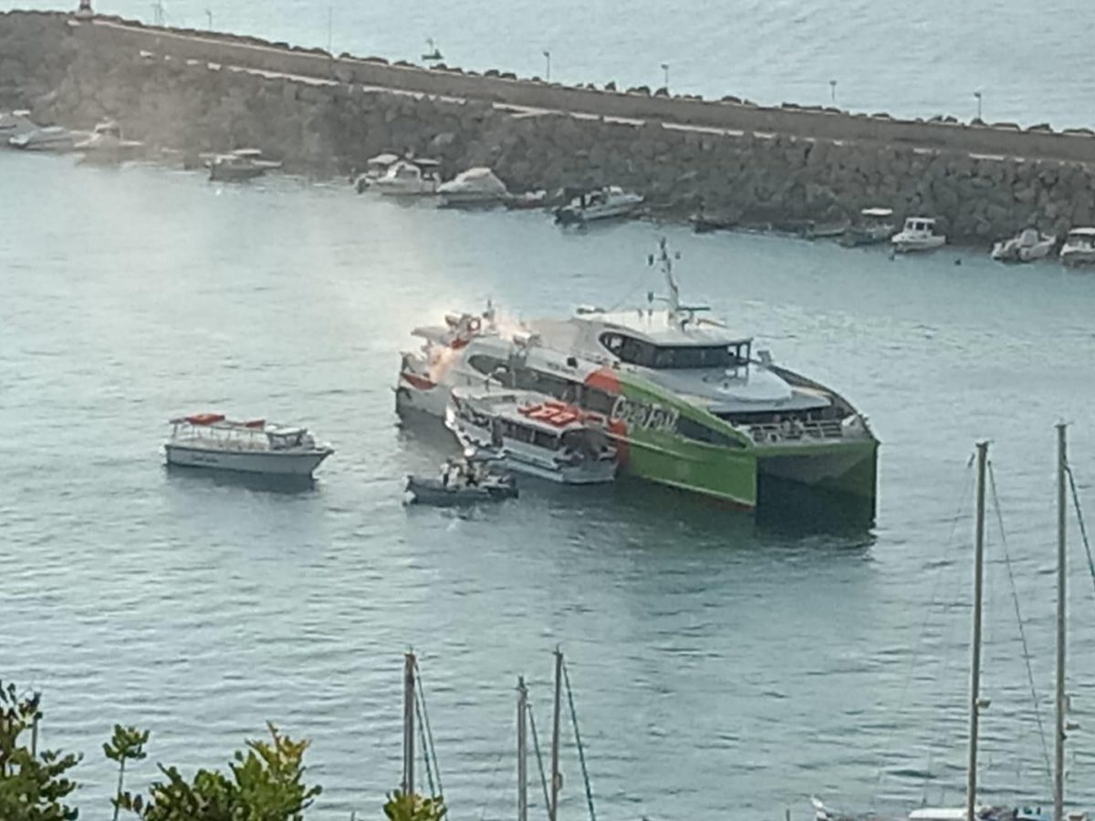 Gozo Fast Ferry fire