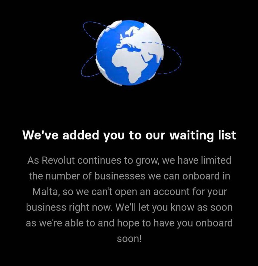 Revolut Business Waiting List
