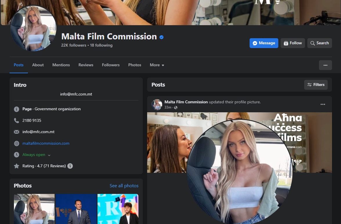 Malta Film Commission Hack